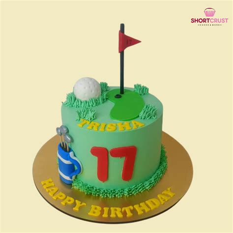 Golf Theme Cake – Shortcrust Bakes