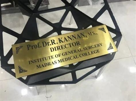 Etching Plates - Etched Nameplates Manufacturer from Chennai
