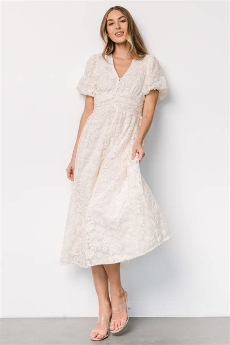 Edwina Lace Dress | Vintage Cream – Baltic Born