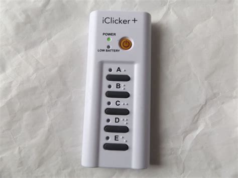 iClicker + Plus Student Response Remote Control model RLR15 working #XXXX5002