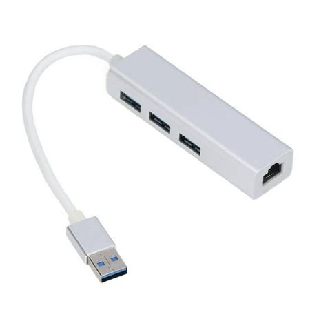 USB 3.0 To Ethernet Adapter, 1000Mbps 4 In 1 Multiport USB Ethernet ...