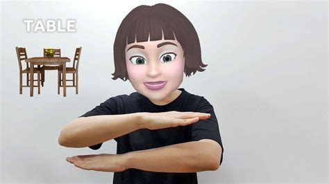 Image result for ASL Sign Table