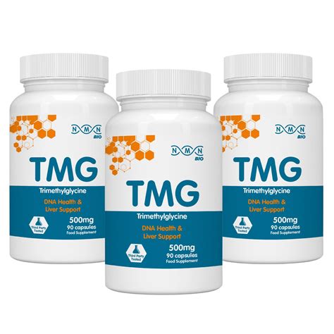 Buy NMN Bio - TMG s - & Liver Support - 500mg - 3 Pack of 90 s Online ...