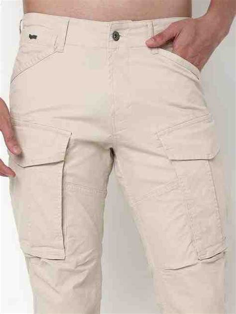 Regular Tapered Fit Solid Cotton Lycra Trousers