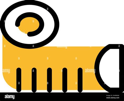 Fabric tape measure, illustration, vector on a white background Stock ...