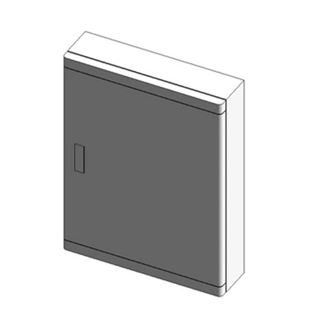 BIM objects - Free download! Protecta Plus MCB Distribution Board-Type2 ...