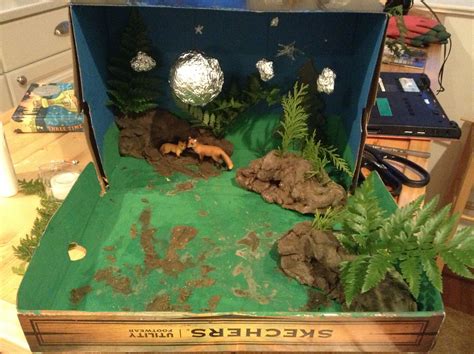 Red fox diorama | Habitats projects, Biomes project, Ecosystems projects