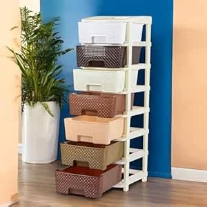 VEXIO Plastic Drawer Storage Organiser | Modular Kitchen & Toy ...