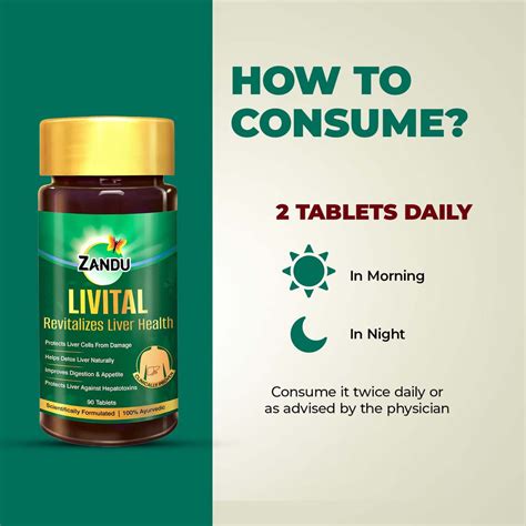 Livital Liver Tablets - For Liver Detox in 2 Months