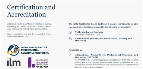 NEW! Advanced Practitioner Coach Certificate (APCC) | Noble Manhattan