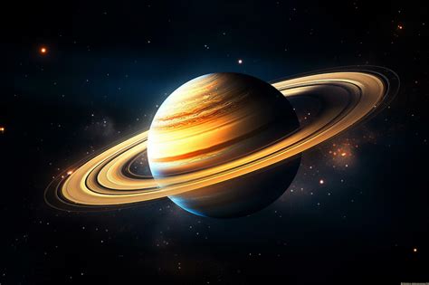 A picture of the planet saturn taken from space, Generative AI 33497874 Stock Photo at Vecteezy