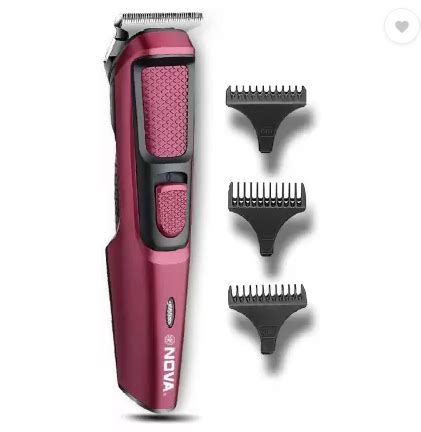 NOVA NHT 1134 Trimmer 120 min Runtime 4 Length Settings (Maroon) – Nova ...