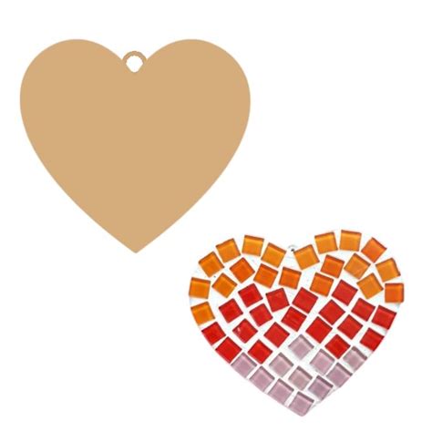 DIY Heart 1 - Mosaic Art Base