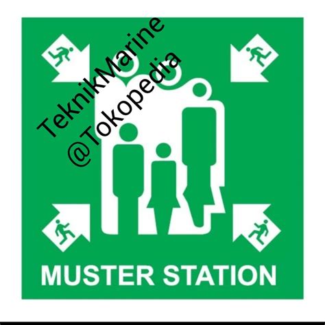 Jual IMO Symbol Sticker IMPA 33.4141 Muster Station - Jakarta Utara ...