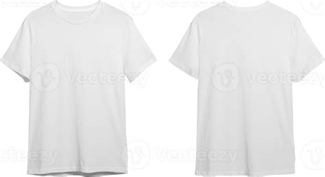 White men's classic t-shirt front and back 23370464 PNG