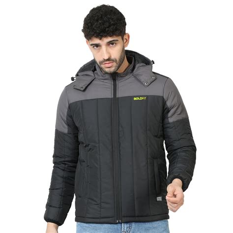 Buy Boldfit Jacket for Men Quilted Hooded Winter Jackets for Men & Boys ...
