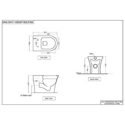 Jaquar Ornamix Rimless Back To Wall Wc (ONS-WHT-10955P180UFSM ...