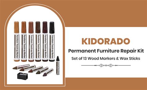 Kidorado - Furniture Repair Kit Wood Permanent Markers Fine- Set of 13 ...