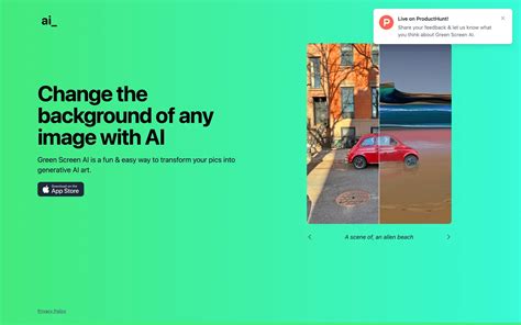 Ai Green screen 的图像结果