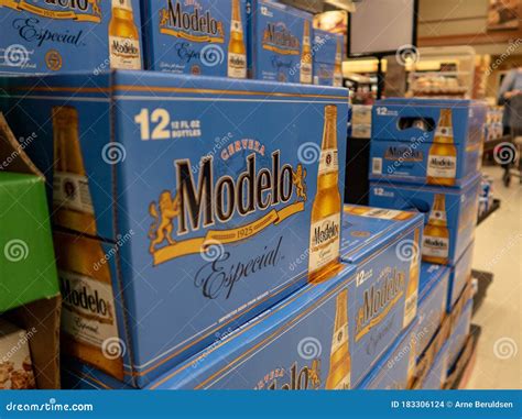 Cases Of Beer In A Grocery Store Editorial Image | CartoonDealer.com ...