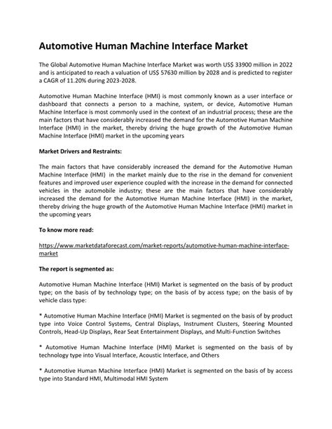 Image result for Automotive Human Machine Interface