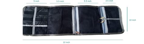 FLYING SOUL Travel Organizer Gadget Cable Bag (Black) : Amazon.in: Bags ...