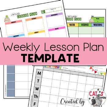 Image result for Weekly Lesson Plan