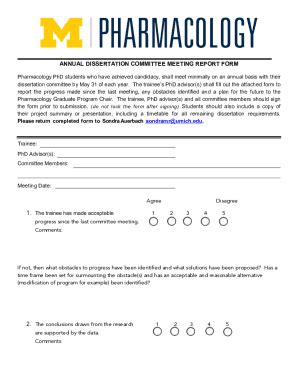 Fillable Online medicine umich guidelines for the ph.d. graduate ...