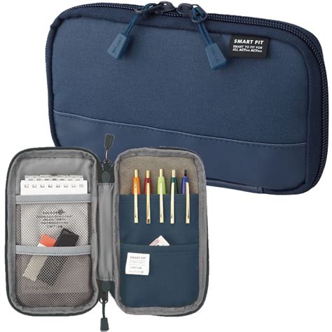 LIHIT LAB Compact Pen Case (Pencil Case), Water & Stain Repellent,3.5 ...