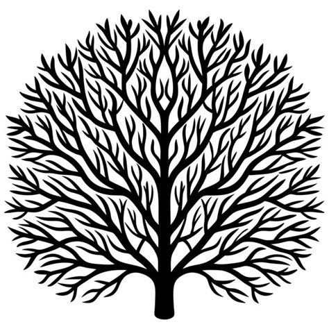 Coral sea fan silhouette design vector | Premium AI-generated vector