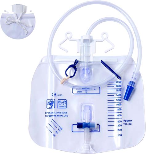 Amazon.com: Catheter Bags, Urinary Drainage Bag with Anti-Reflux ...