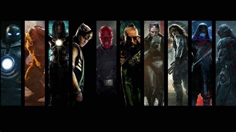 Superheroes And Villains Wallpaper