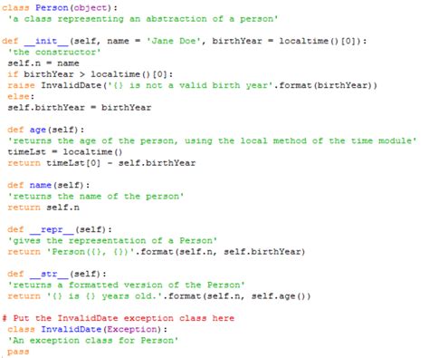 Image result for Class Person Python