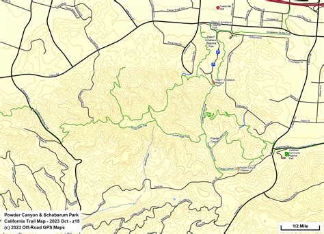 Powder Canyon - California Trail Map