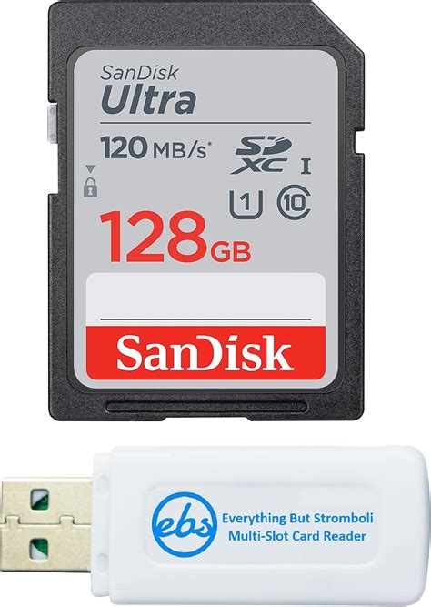 Amazon.com: SanDisk 128GB SDXC SD Ultra Memory Card Works with Canon ...