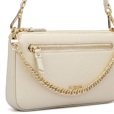 Small Franzy Leather Baguette - Marshmallow – Da Milano