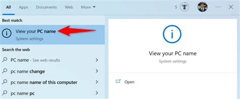 Image result for How to Find Computer Name Windows 10