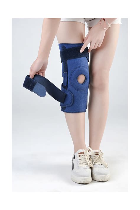 现货护膝固定带钢板支撑膝部矫正带医用可调节膝关节固定保护支具-阿里巴巴