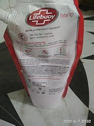 Lifebuoy Total 10 Activ Naturol Germ Protection Handwash Refill, 750 ml ...