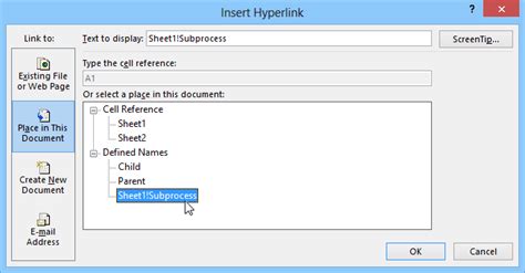Image result for Excel Hyperlink Flowchart AutoShape