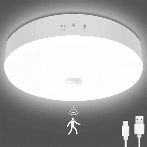 Toowell Wireless Ceiling Light - Rechargeable Indoor, Battery Operated ...