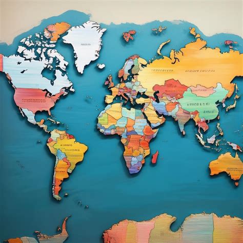 World Map Outline Colorful 的图像结果