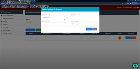 Online College Management System Project In PHP & MySQL