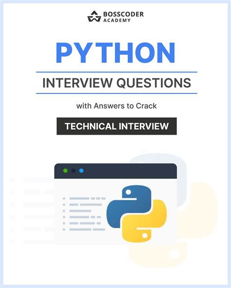 Python Interview Questions with Answers to crack - Interview Questions ...