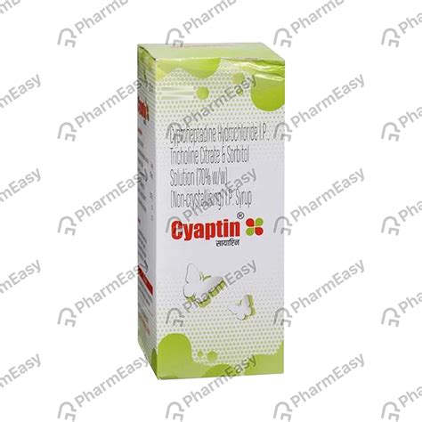 Buy Cyaptin With Calcium Bottle Of 200ml Syrup Online at Flat 15% OFF ...