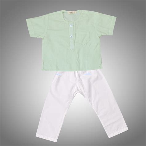 Cotton Mul Night Wear for Kids | Mint Green – Tura Turi