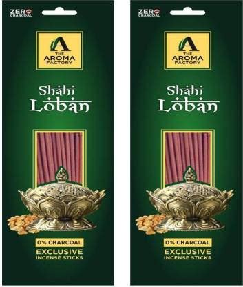 The Aroma Factory Shahi Loban Agarbatti Incense Sticks (Charcoal Free ...