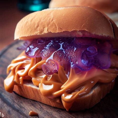A delicious Peanut Butter and Jellyfish Sandwich : r/dalle2