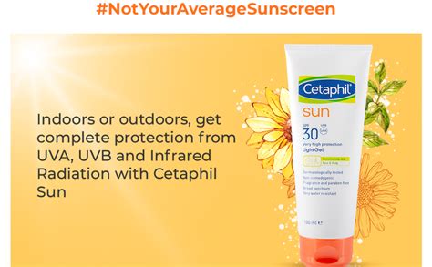 Cetaphil Sun Spf 30 Gel, White, 100 ml : Amazon.in: Beauty