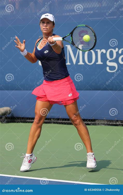 Professional Tennis Player Varvara Lepchenko of United States in Action ...